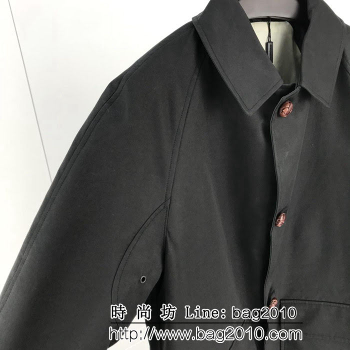 BURBERRY巴寶莉 經典英倫風格 2018新品風衣 男女同款 蠟脂棉質嘎巴甸輕便大衣 ydi2391